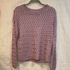 Halogen Dusty Pink Knit Sweater